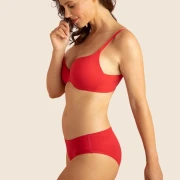 Shorty Fit classique, couleur Rouge Écarlate