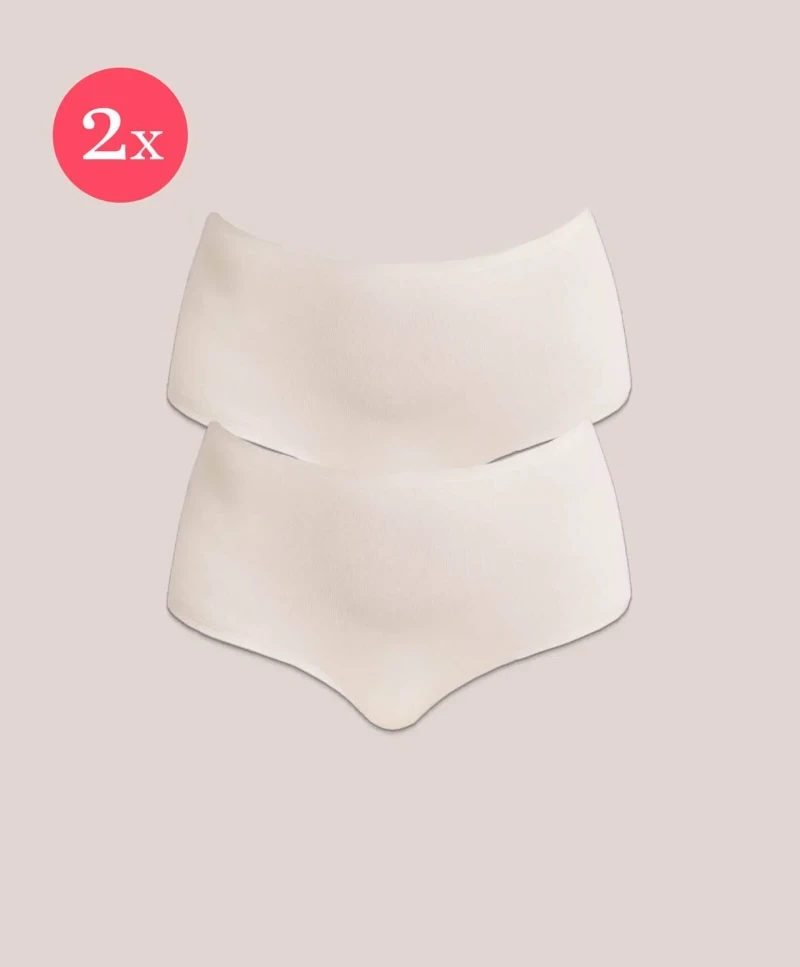 2x high fit, waist briefs, color Sunkiss