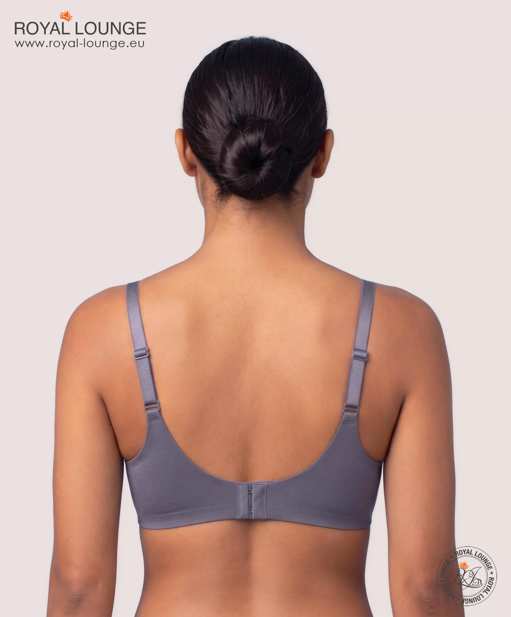 2x Royal Fit T-shirt bh, kleur Glacier Grey