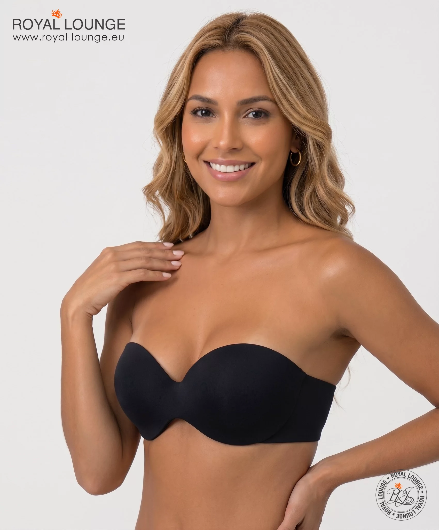 2x Royal Magic strapless, kleur Zwart & Fumee