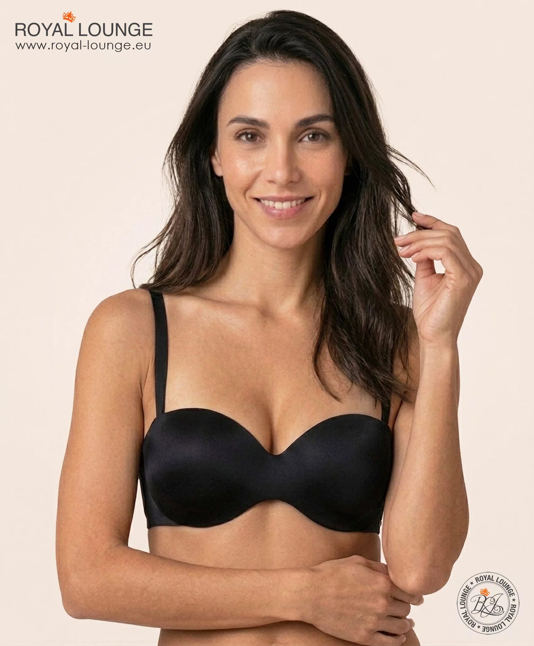 2x Royal Magic strapless, color Black