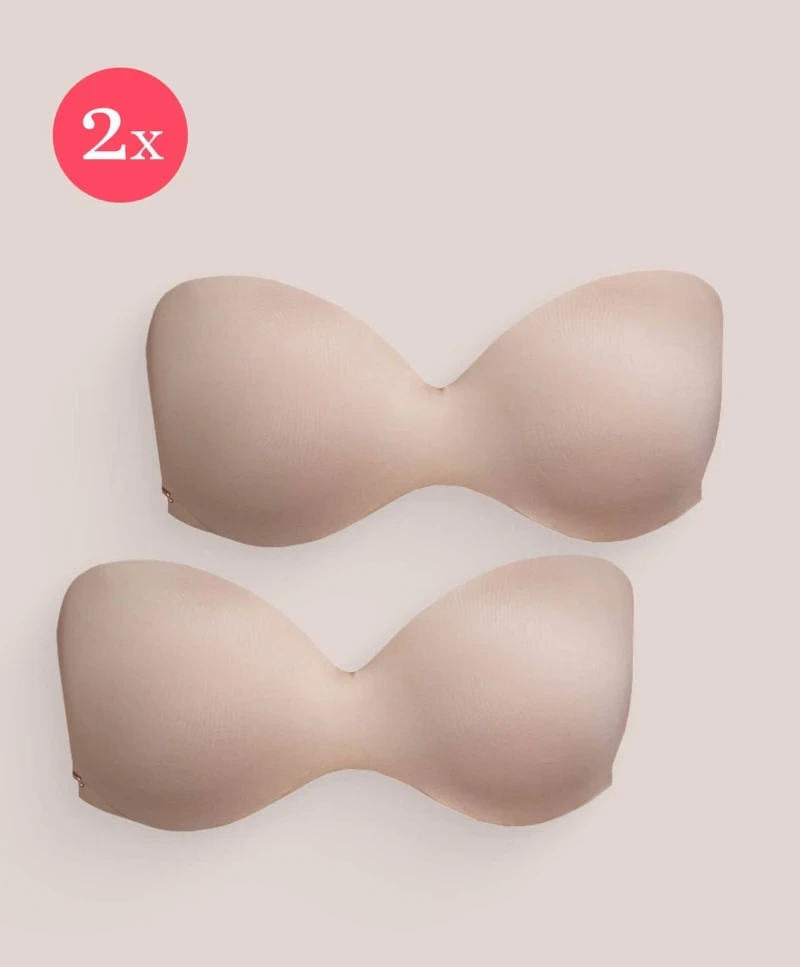 2x Royal Magic strapless, kleur Fumee
