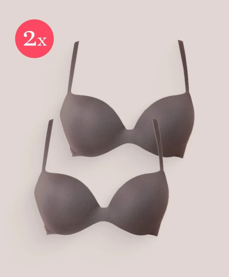 2x Royal Miracle Sweetheart, couleur Gris Glacier