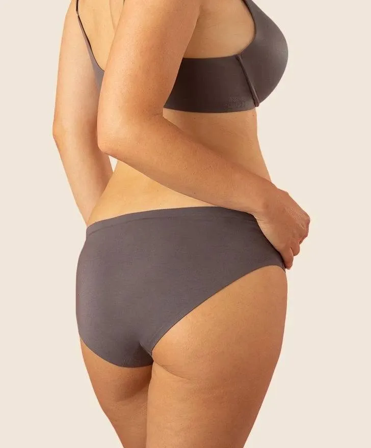 3x Shorty Fit klassisch, Farbe Glacier Grey