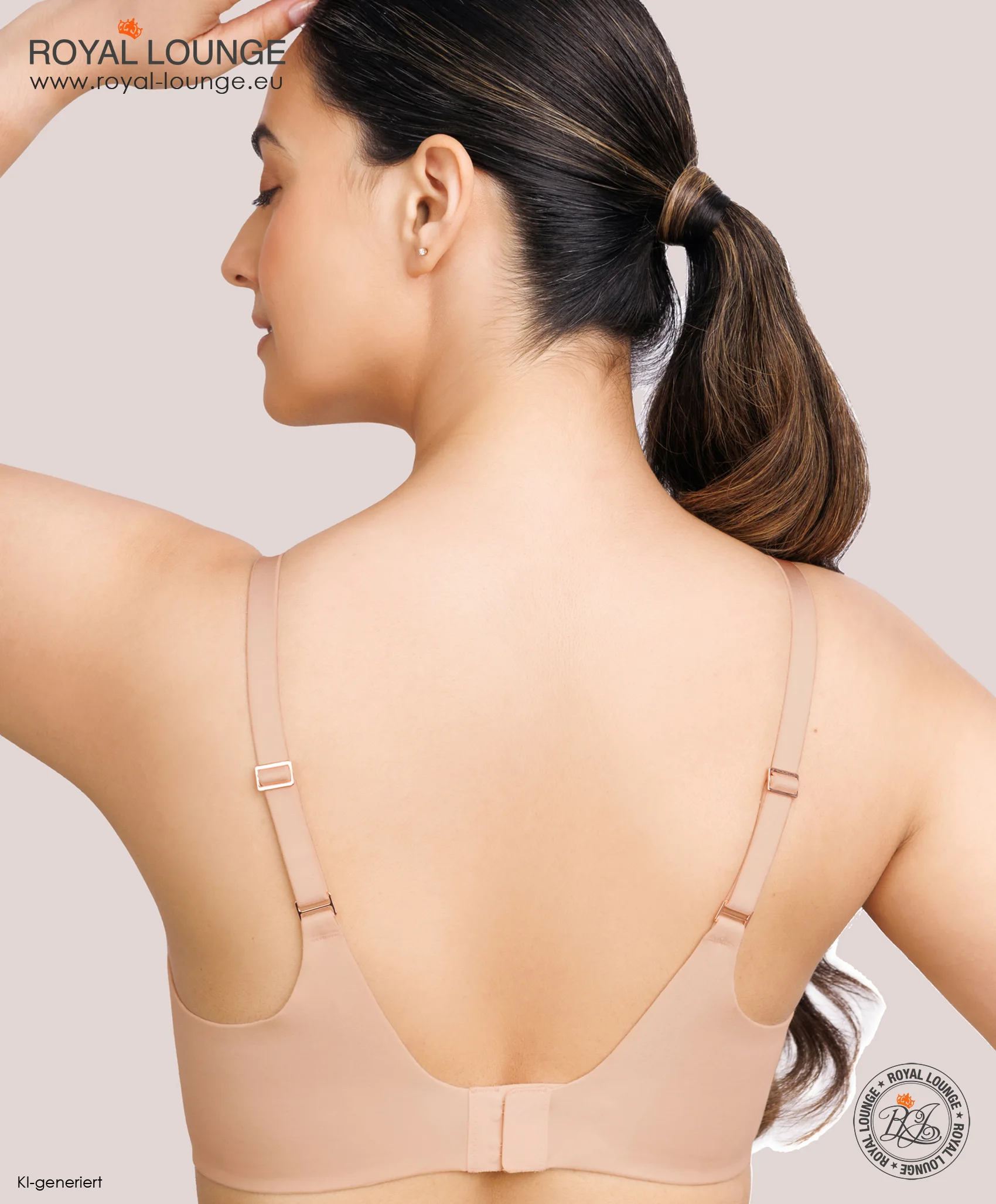 Soutien-gorge T-shirt Royal Donna, couleur fumée