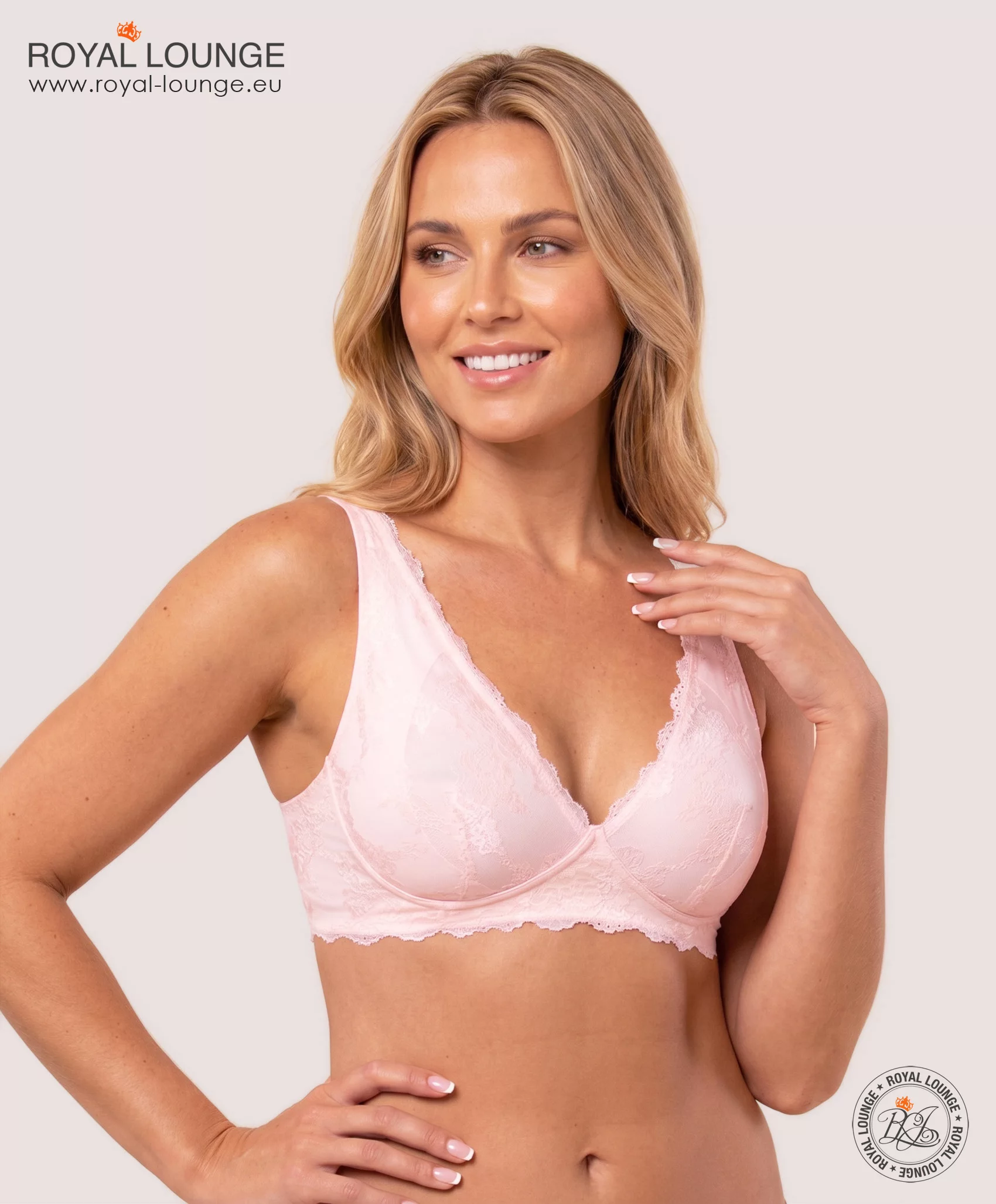 Royal Dream Bralette, Farbe Peach Pink