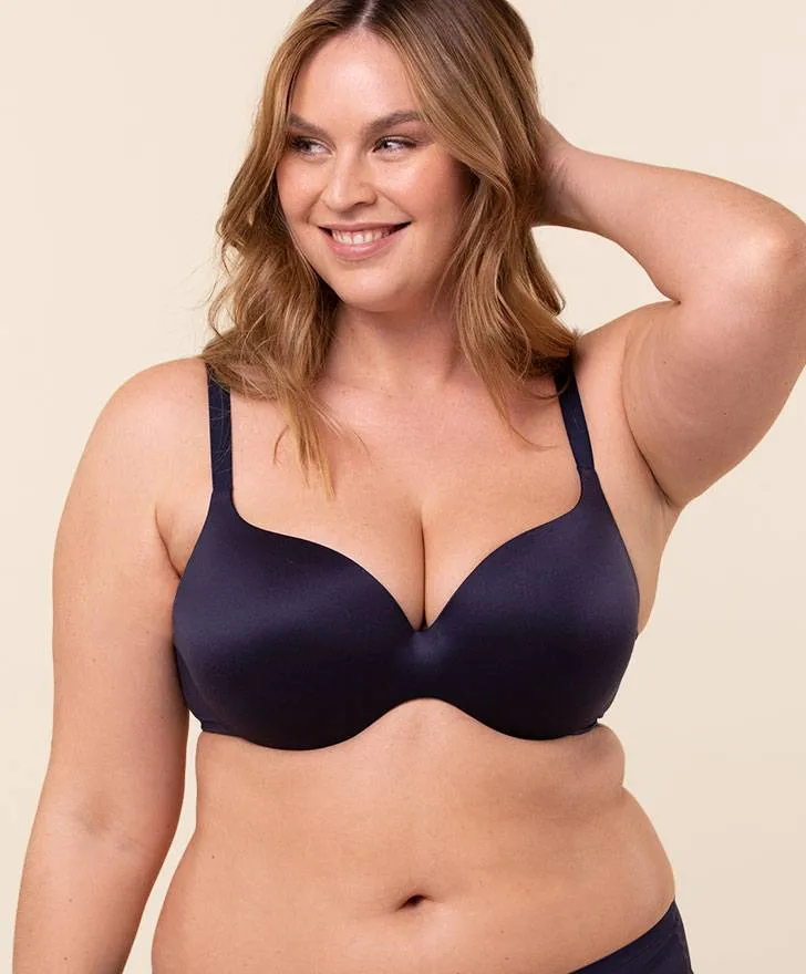 Royal Fit T-shirt bra, color Deep Blue
