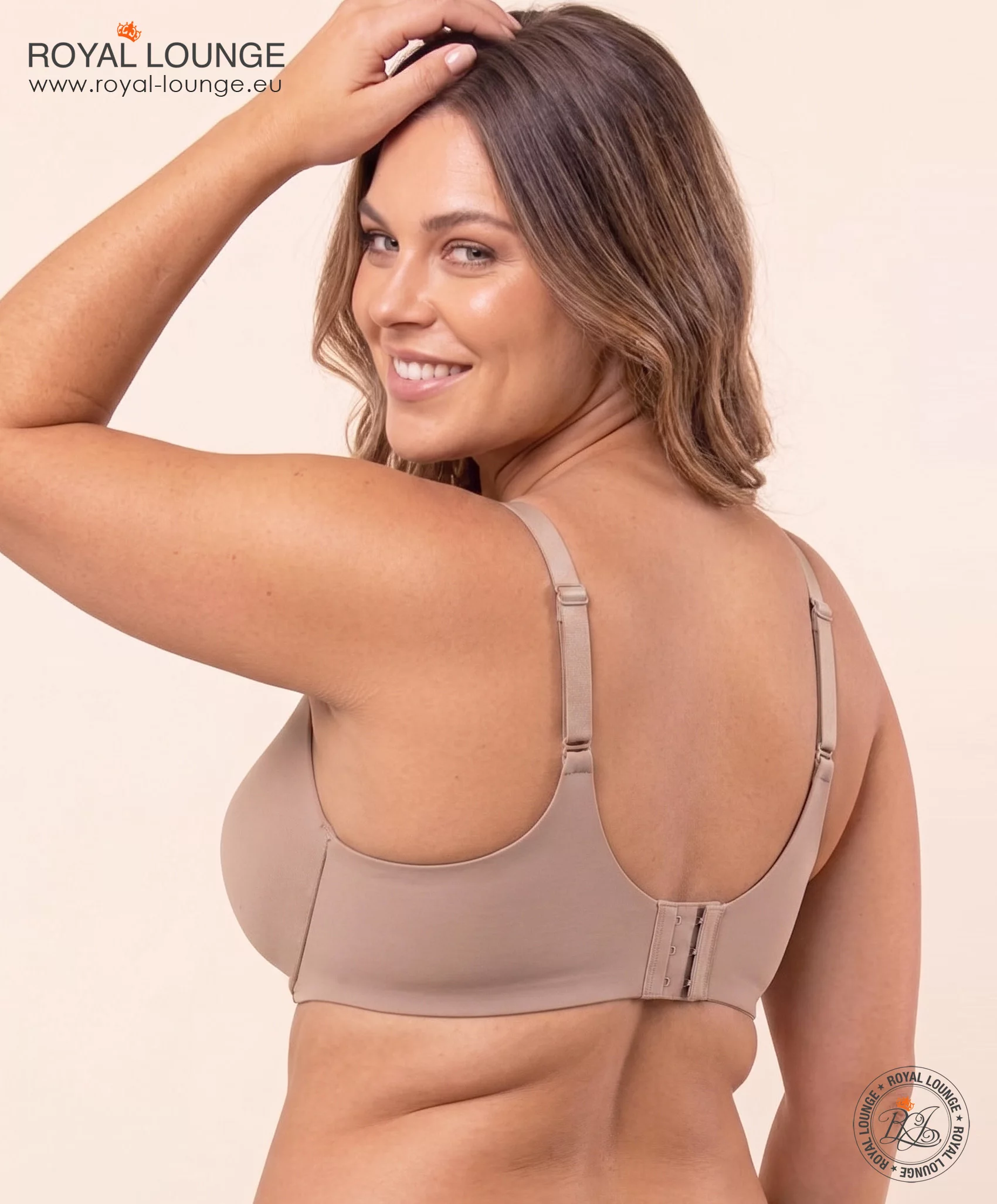 Royal Fit T-shirt bra, color Fumee