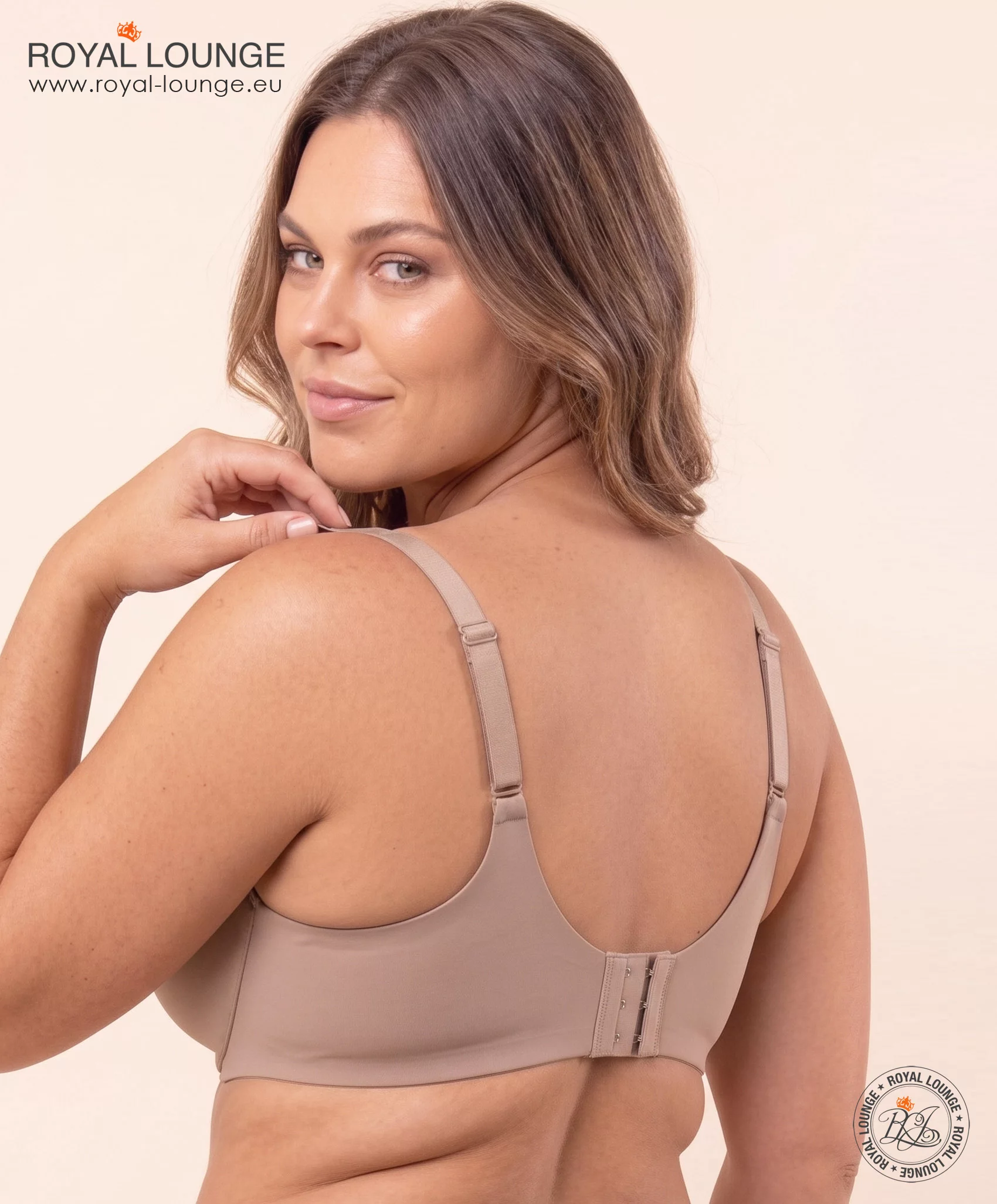 Royal Fit T-shirt bra, color Fumee