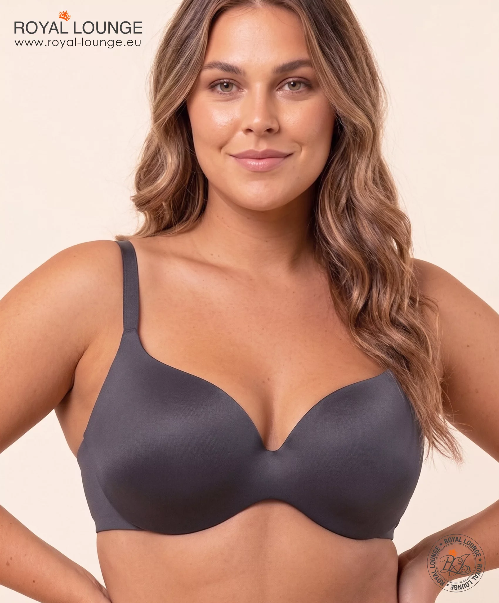 Royal Fit T-shirt bra, color Glacier Grey
