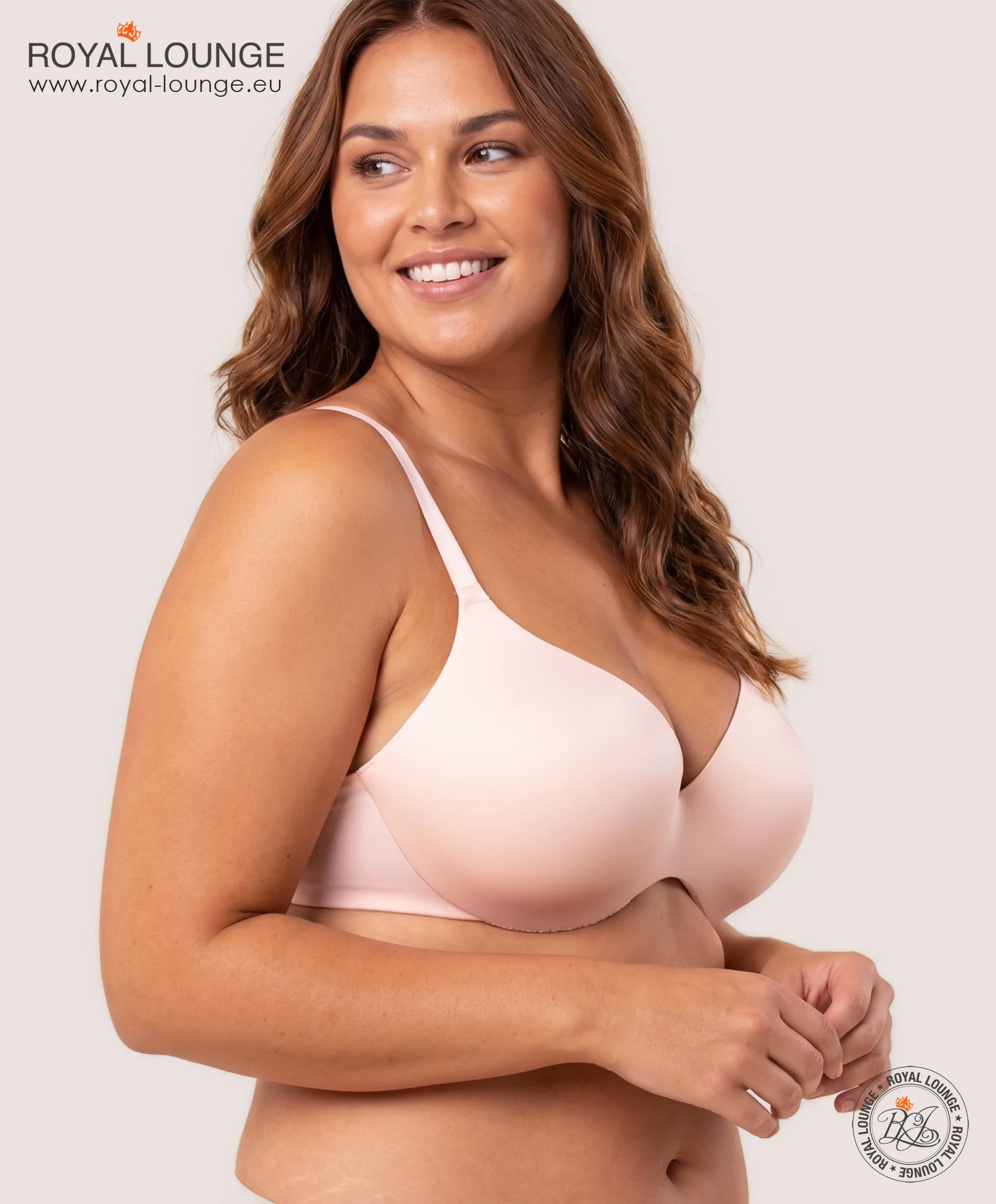 Soutien-gorge T-Shirt Royal Fit, couleur rose pêche