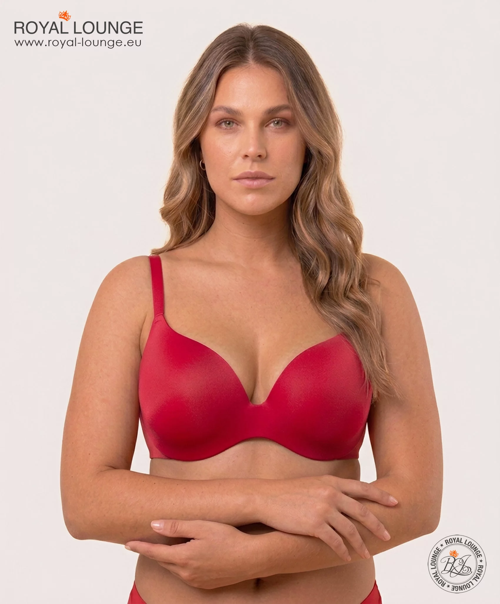Royal Fit T-shirt bra, color Scarlet Red