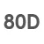 80 D